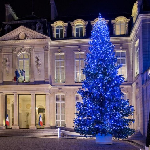 Décoration de Noël Palais de L'Elysée par Green Decor